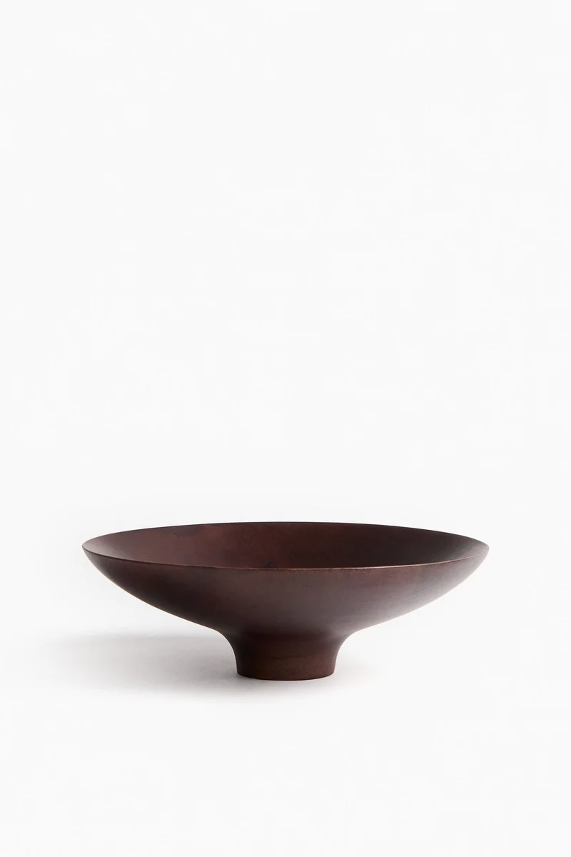 H&M Wooden serving bowl